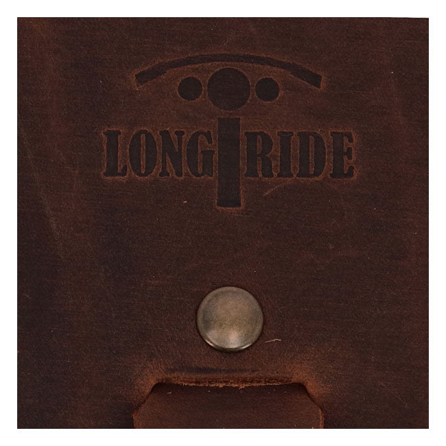 Longride Swingarm Bag. Smooth, Brown Leather – 1984–2017 Softail