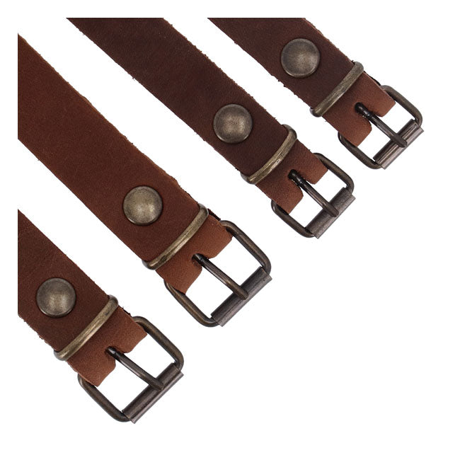 Longride Swingarm Bag. Smooth, Brown Leather – 1984–2017 Softail