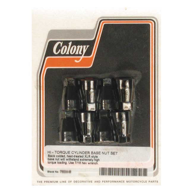 Colony Cyl Base Nut Kit – 1957–1985 XL Sportster; 1929–1973 45" SV