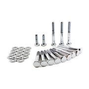 Colony Sportster Rocker Box Bolt Kit. Hex, Chrome – 1957–1976 Sportster