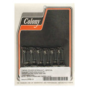 Colony Cam Cover Mount Kit, OEM Style. Black Parkerized – 1936–1969 Big Twin