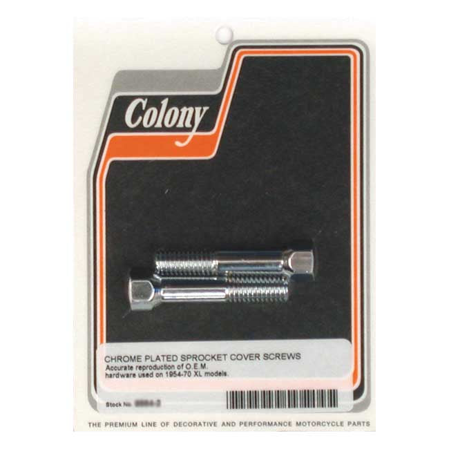 Colony Sprocket Cover Mount Kit. Chrome – 1954–1957 K Model; 1957–1970 XL…