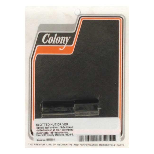 Colony Nut Install Tool – 1911-1929 V-TWIN; 1930–1934 SINGLES…