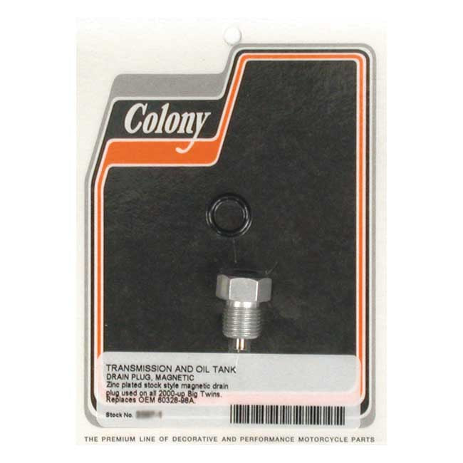 Colony Oil Drain Plug. Magnetic – Oil Tank: 2000–2017 Softail(1).…