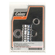 Colony Axle Spacer Kit Front, Grooved – 2000–2006 FXST/B/I/BI; 2000–2005 FXDWG/I