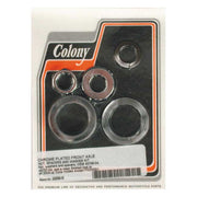 Colony Axle Spacer Kit Front, Smooth – 2004–2005 Dyna