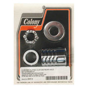 Colony Axle Spacer Kit Rear, Grooved – 2000–2005 Dyna