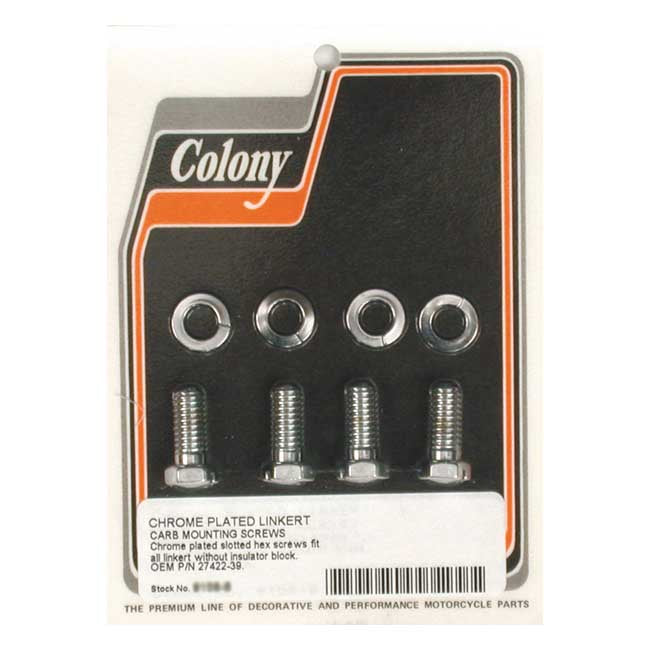 Colony Mount Bolt Linkert Carburetor. Standard Length – All Linkert Carburetors
