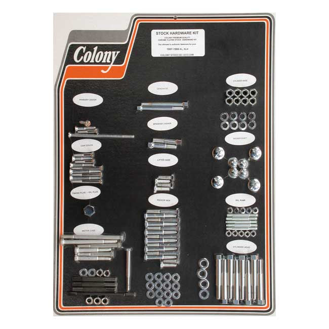 Colony Motor Screw Set – 1957–1966 XL Sportster; XLH