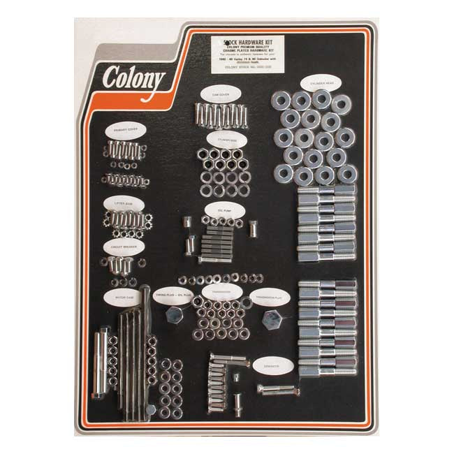 Colony Motor Screw Set – 1940–1948 74"/80" U Models WITH ALUMINUM…