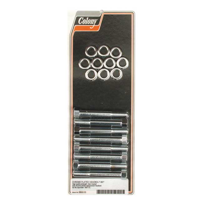 Colony Head Bolt Kit – 1957–1972 XL Sportster
