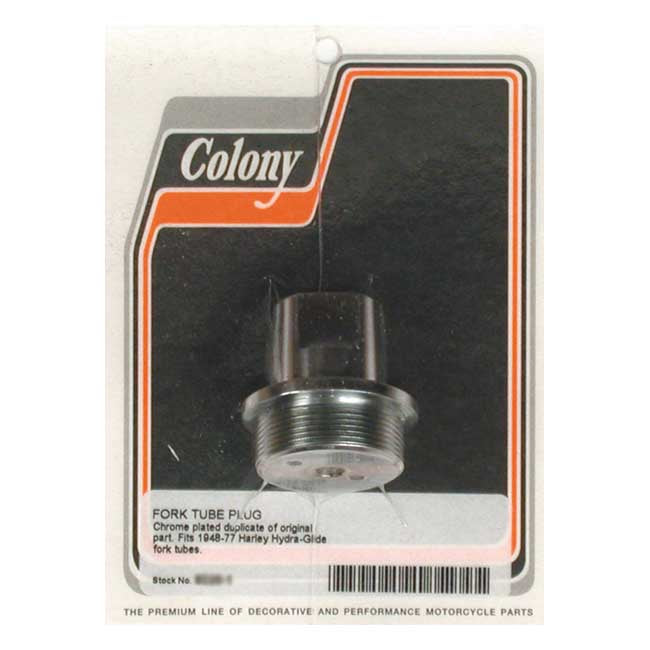 Colony 41mm Fork Tube Cap Bolt. Chrome – 49-E77 FL