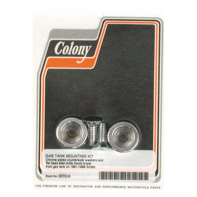 Colony Front Side Gas Tank Mount Kit. Chrome – 1984–1999 Softail; 1985–1986 FXWG; 1985…