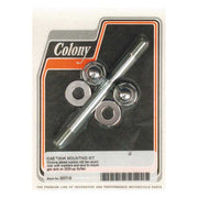 Colony Gas Tank Mount Kit. Chrome Acorn – 2000–2017 Softail