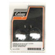 Colony Motor Mount Bolt Covers. Chrome – 2000–2017 Softail