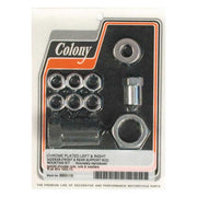 Colony Floorboard Support Rod Mount Kit. Chrome – All 1932–1973 45" & Servi-Car Models