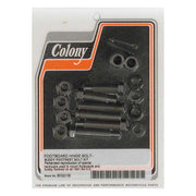 Colony Floorboard and Passenger Peg Mount Kit. Black – 1941–1964 H-D