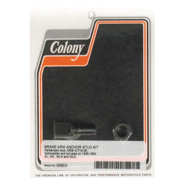 Colony Brake Arm Anchor Stud Kit – 1935–1942 45" SOLO MODELS