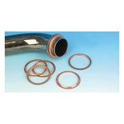 James Gaskets Round Copper Exhaust Gaskets (10) – 1966–1984 Shovel