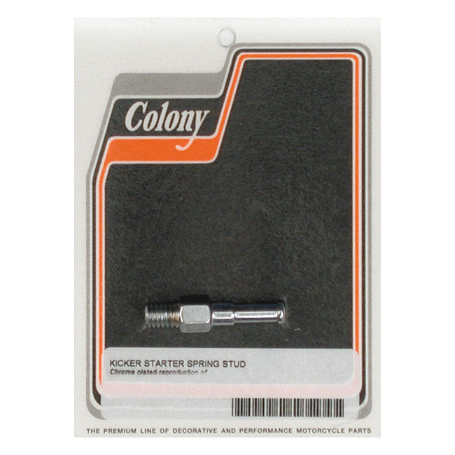 Colony Kickstart Return Spring Stud. Chrome – 1971–1978 XL Sportster with Kickstart