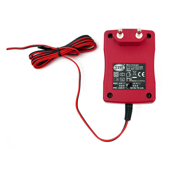 Hella, Mini 6-12V Battery Charger for Univ.