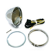 MCS 4-1/2" Mini Headlamp, Shell Only. Chrome – Universal