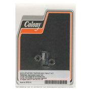Colony Kickstart Tripper Bolt & Nut Kit. Black – 1941–1963 45" Flatheads