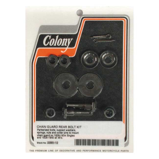 Colony Chainguard Mounting Kit – FITS 1929-1940 45"; 1929-1934 SINGLES