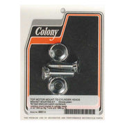 Colony Motor Mount Bolt Kit. Chrome – 2000–2017 Softail