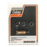 Colony Shift Lever Stud & Bushing Kit. Black – 1937–1954 Big Twin; 1937–1954 45" SV.…