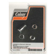 Colony Shifter Rod Bolt End Kit. Chrome – 1936–1954 Hand Shift H-D; 1951–1964 Foot…