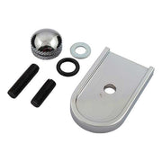 MCS Seat Thumb Screw Kit 1/4-28. with Alu Tab Cover – Most 1973–1995 H-D Models