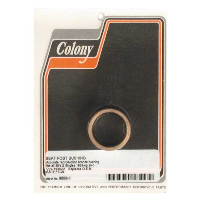 Colony Bushing Seat Post – 1930–1936 VL 74" & 80"; 1929–1973 45"…