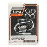 Colony Engine Guard U-bolt Mount Kit. Chrome – 1937–1947 61"; 74"; 80" OHV & Flathead…