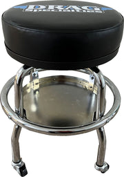 Drag Specialties Mechanic Bar Stool Black Chrome