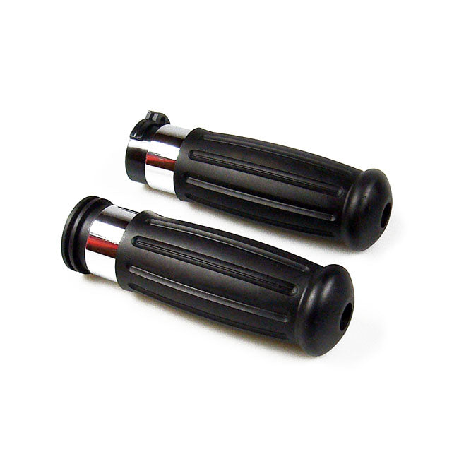 MCS Handlebar Grip Set, Antique Style – 1996–2022 H-D with Dual Throttle Cables