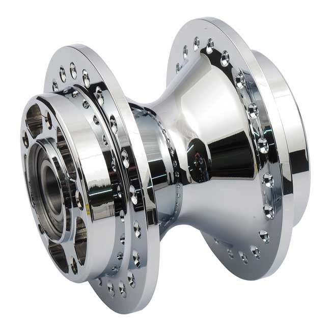 MCS Front Wheel Hub, Chrome – 2008–2013 Dyna; XL Sportster