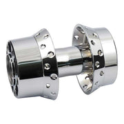 MCS Rear Wheel Hub, Chrome – 2008–2013 FXST