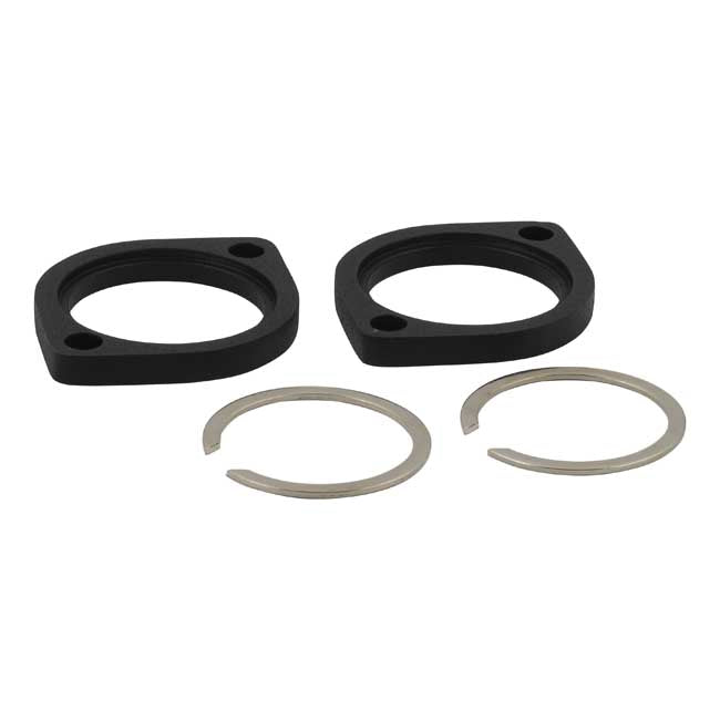 MCS Exhaust Flange and Retainer Kit. Black – 1984–2025 Big Twin; 1986–2022 XL…