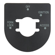 MCS Ignition Switch Decal. Satin Black – 2003–2013 FLT/Touring
