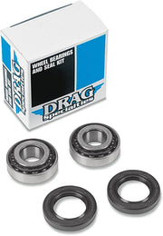 Drag Specialties Wheel Bearings and Seal Kit Bearing/Seal Front Rear Nitrile Elastomer