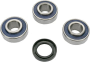 Drag Specialties Wheel Bearings and Seal Kit Bearing/Seal Front Rear Nitrile Elastomer Steel