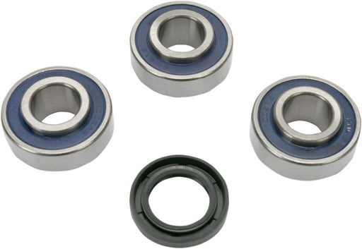Drag Specialties Wheel Bearings and Seal Kit Bearing/Seal Front Rear Nitrile Elastomer Steel