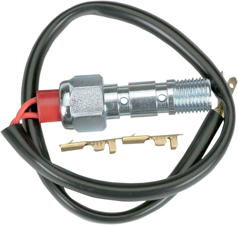 Goodridge BL Banjo Bolts with Built-In Pressure Switch Chrome Bleeder Fitting Double Steel - BL993-31C