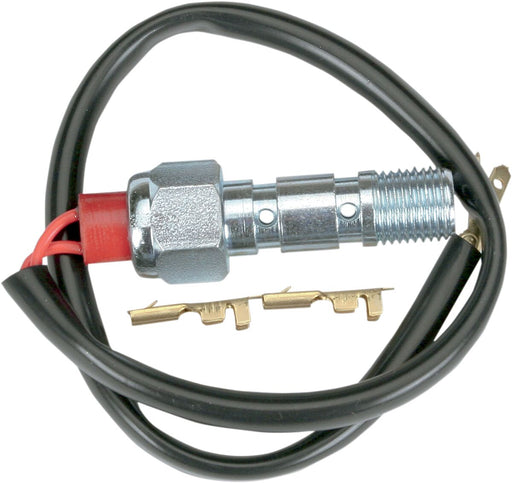 Goodridge BL Banjo Bolts with Built-In Pressure Switch Chrome Bleeder Fitting Double Steel - BL993-31C