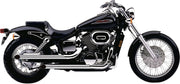 Cobra Drag Pipes Exhaust System Chrome Staggered Full System Steel