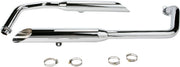 Cobra Classic Exhaust System Chrome Staggered Straight Full System Steel
