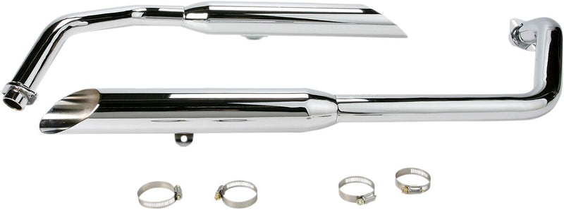 Cobra Classic Exhaust System Chrome Staggered Straight Full System Steel