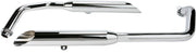 Cobra Classic Exhaust System Chrome Staggered Straight Full System Steel Each