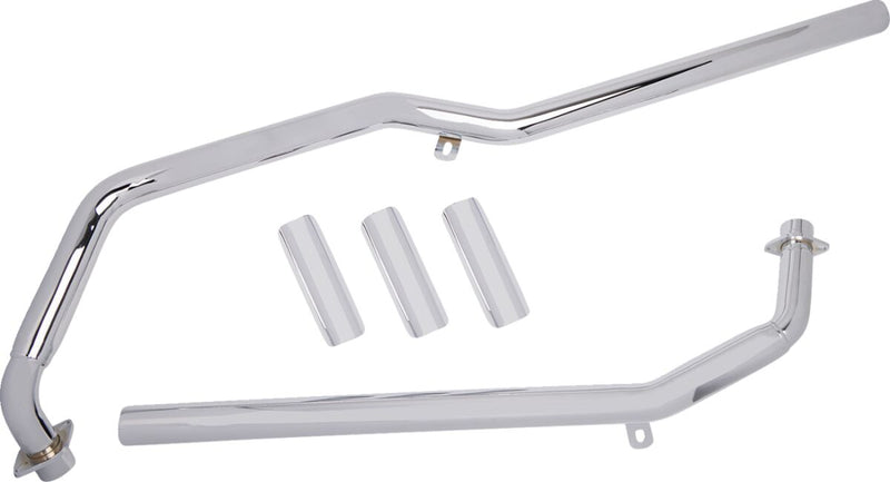 Cobra Fatty Shotgun Exhaust System Fatty Hot Rod Chrome Full System Steel Each